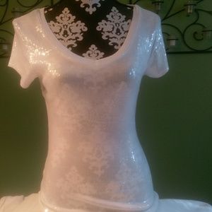 LOVE TEASE Sequin Top
